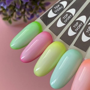 Топ для гель-лака без липкого слоя Saga Ivory Top (молочный) 8 мл. Photo 2